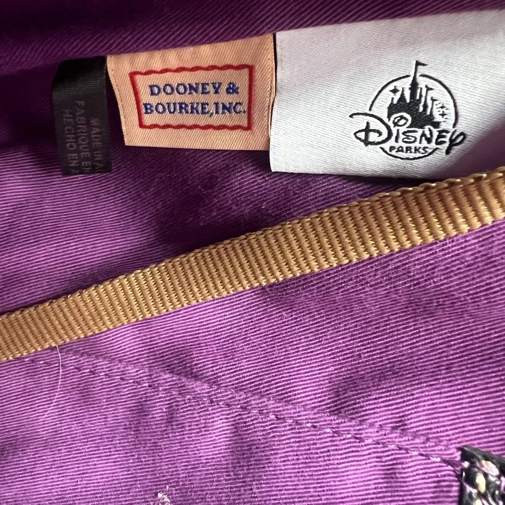 Disney‎ Dooney & Bourke Tote Bag Womens Haunted Mansion 50th Anniversary Gold
